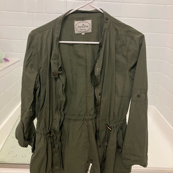 Jackets & Blazers - Army Green Utility Jacket